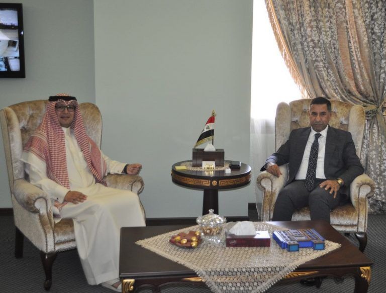 السفير حيدر البراك يستقبل سفير المملكة العربية السعودية في بيروت