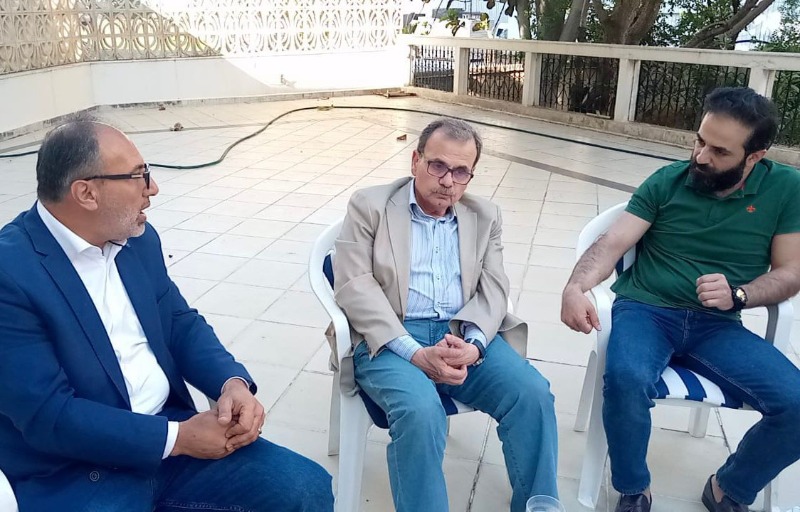 القومي العربي يلتقي النائبين سعد والبزري مهنئاً