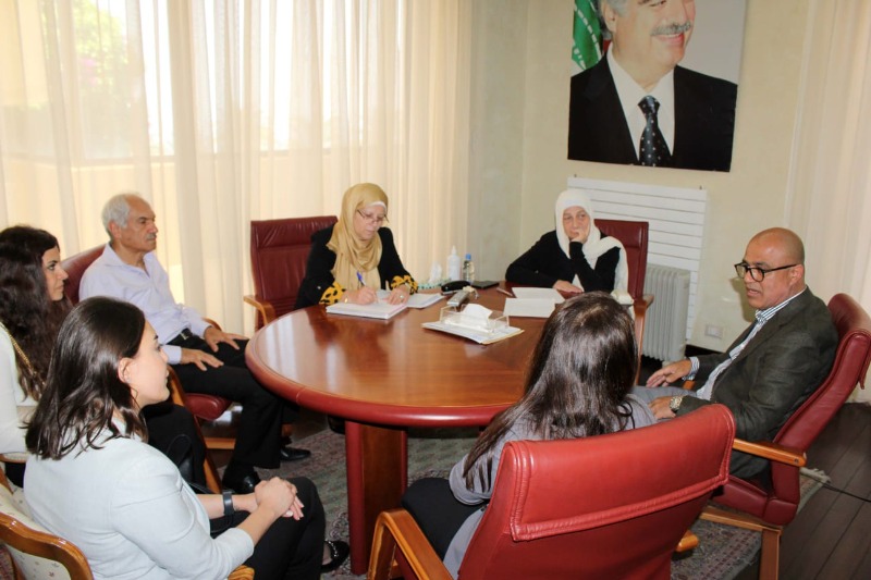 بهية الحريري تلتقي وفد جمعية "نبع" برئاسة د. قاسم سعد وبحث في سبل ومجالات التعاون وتشارك الخبرات