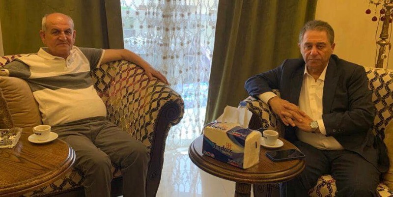 السفير دبور زار اللواء ناظم اليوسف مُقدماً التعازي باستشهاد القائد الوطني صلاح اليوسف