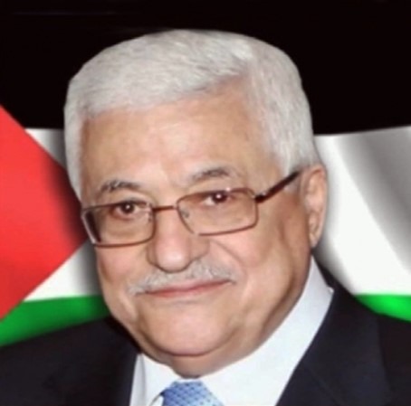 الرئيس عباس  يستقبل الوزير بيني غانتس