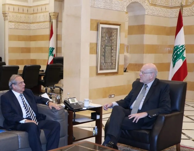 اجتماع الرئيس ميقاتي وأنطوان حبيب.. تأمين قروض السكن والترميم والطاقة الشمسية