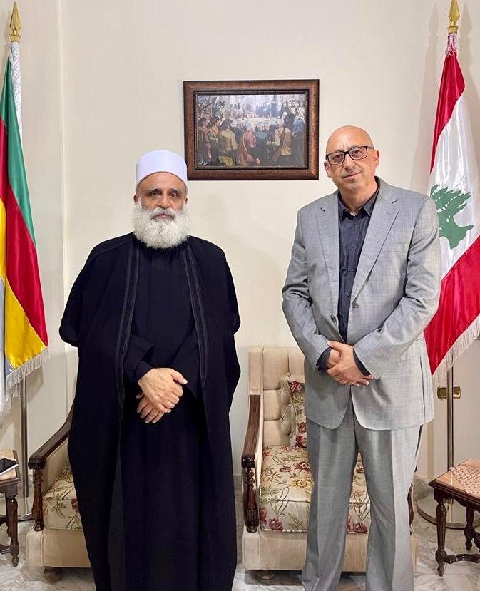 شيخ العقل زار وادي التيم: الحوار هو السبيل الأنجع لحل الخلافات