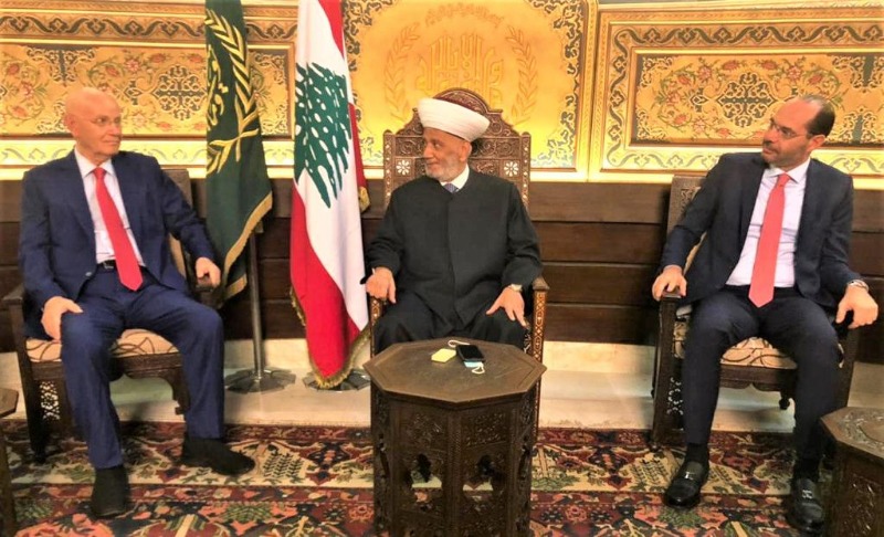 المفتي دريان التقى عبد الرحيم وحسن مراد.. دار الفتوى دار جامعة وأبوابها مفتوحة