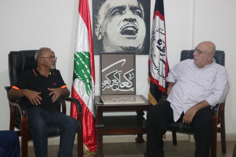 العميد مصطفى حمدان استقبل وفداً من القيادة المشتركة للحزب الديمقراطي الشعبي وحزب العمل الاشتراكي العربي
