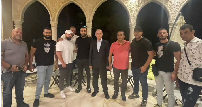 القاضي ابراهيم رعى مصالحة في دارته في بلدة الوردانية...