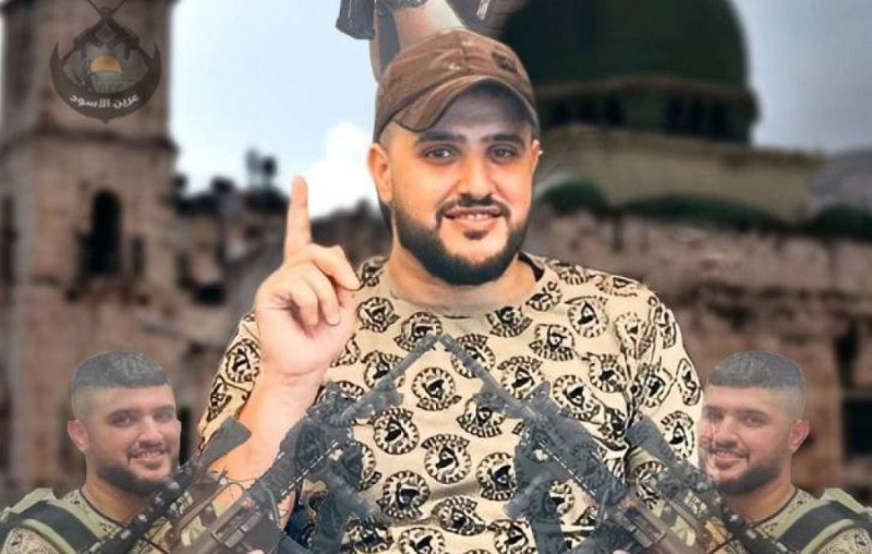 جدة الشهيد تامر الكيلاني في وداعه