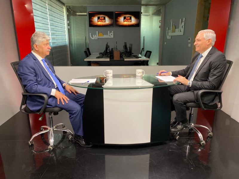 مجدلاني في حوار مع "تلفزيون فلسطين": القمة العربية في الجزائر تأتي لإعادة الاعتبار للقضية الفلسطينية