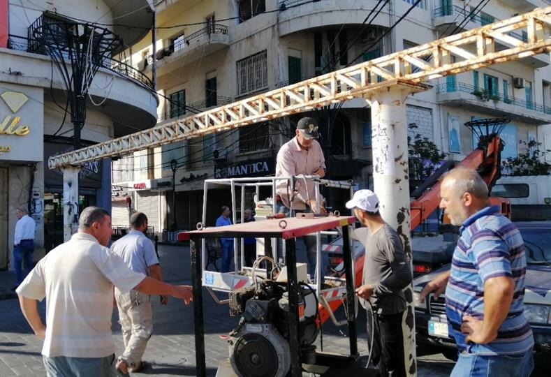 بلدية صيدا واصلت تنفيذ خطة تنظيم السوق التجاري...