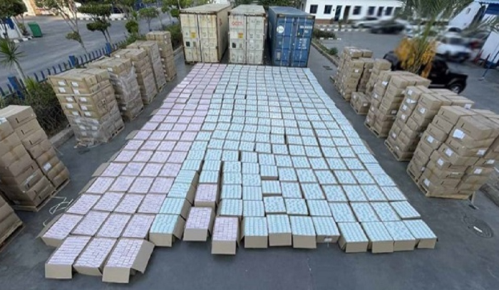 ضبط 18 مليون قرص مخدر في ميناء الإسكندرية