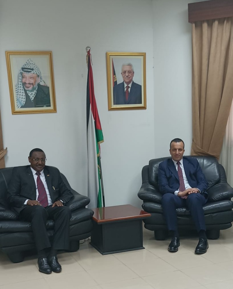 المستشار محمد أسعد يستقبل قنصل السودان