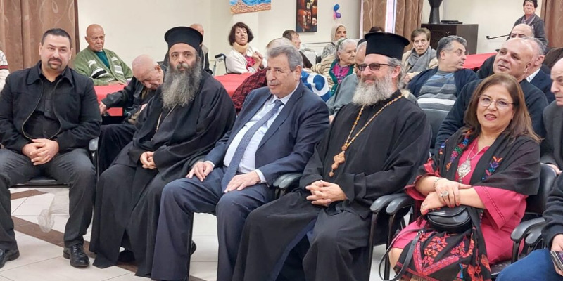 د. رمزي خوري يتفقد "مركز بيت القديس نيقولاوس للمسنين" في بيت جالا