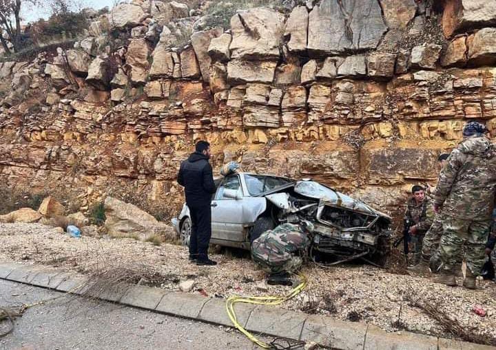 حادث سير مروع  على طريق الشام ادى الى وفاة شاب...