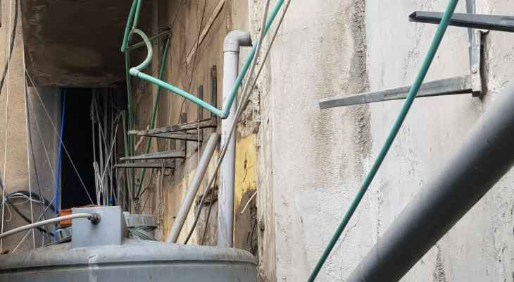 بالصور.. سرقة كومبراسورات عدد من المكيفات في سوق صيدا التجار