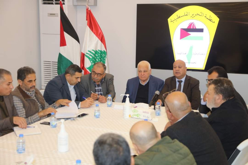 د. أبو هولي يبحث مع اللجان الشعبية في المخيمات الفلسطينية بلبنان احتياجاتها وإحياء ذكرى النكبة الـ75