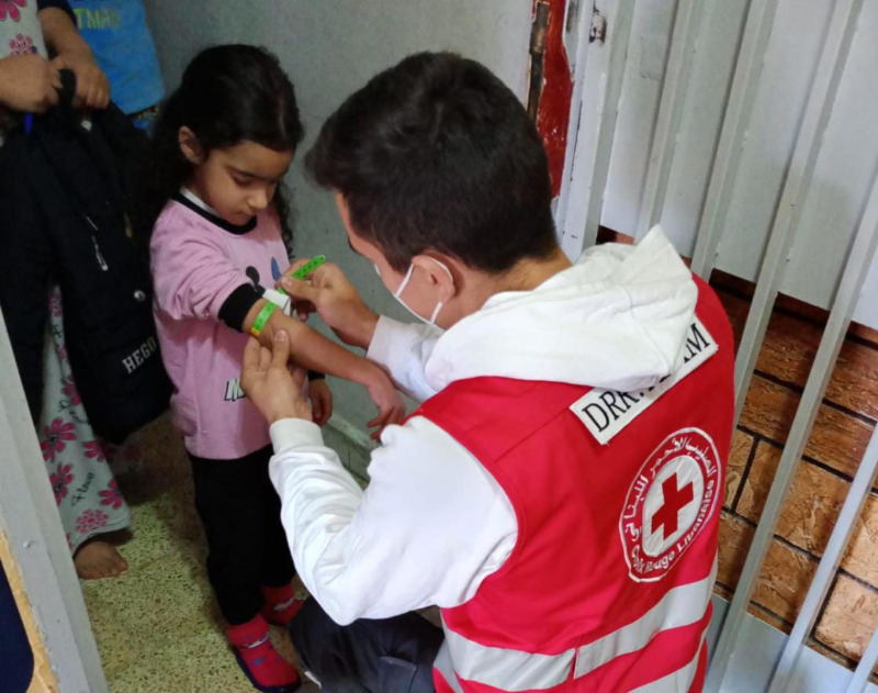 "الصليب الأحمر اللبناني" نظم حملة تلقيح للأطفال في مجمع الحريري الرياض