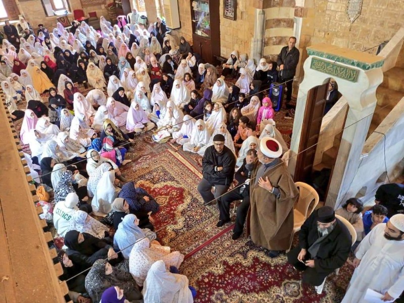 لقاء ديني مقاصدي في الجامع العمري الكبير برعاية وحضور المفتي سوسان