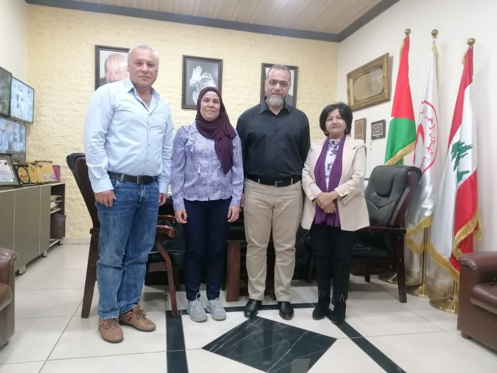 زيارة أعضاء من المجلس الثوري لحركة فتح الى مستشفى الهمشري