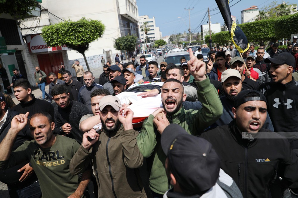 تشيّع جثامين شهداء العدوان الإسرائيلي على قطاع غزة