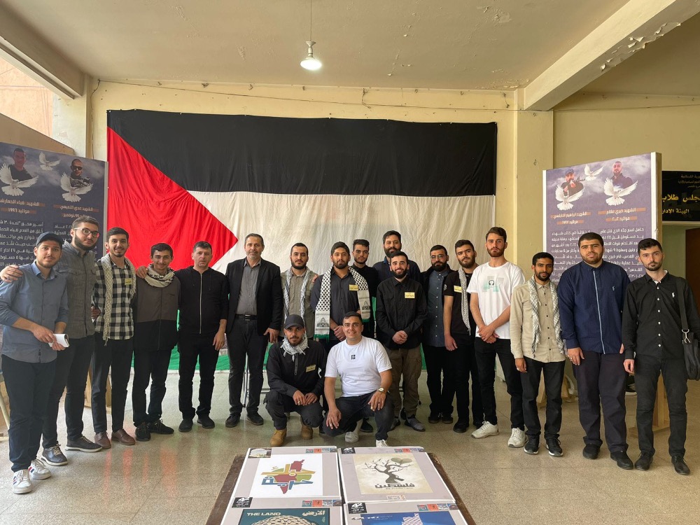 "الحزب" نظم أنشطة في كليات الحقوق والآداب في الجامعة اللبنانية في صيدا دعما للمقاومة الفلسطينية
