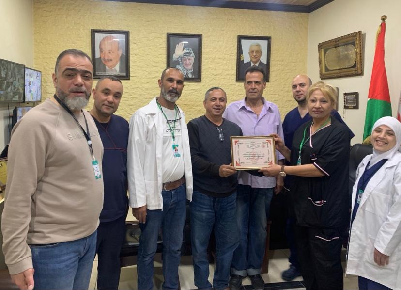 التجمع الديمقراطي للمهنيين الفلسطينيين (مدى) يكرم قسم التمريض في "مستشفى الهمشري" وعيادة "الاونروا" في صيدا بمناسبة يوم التمريض العالمي