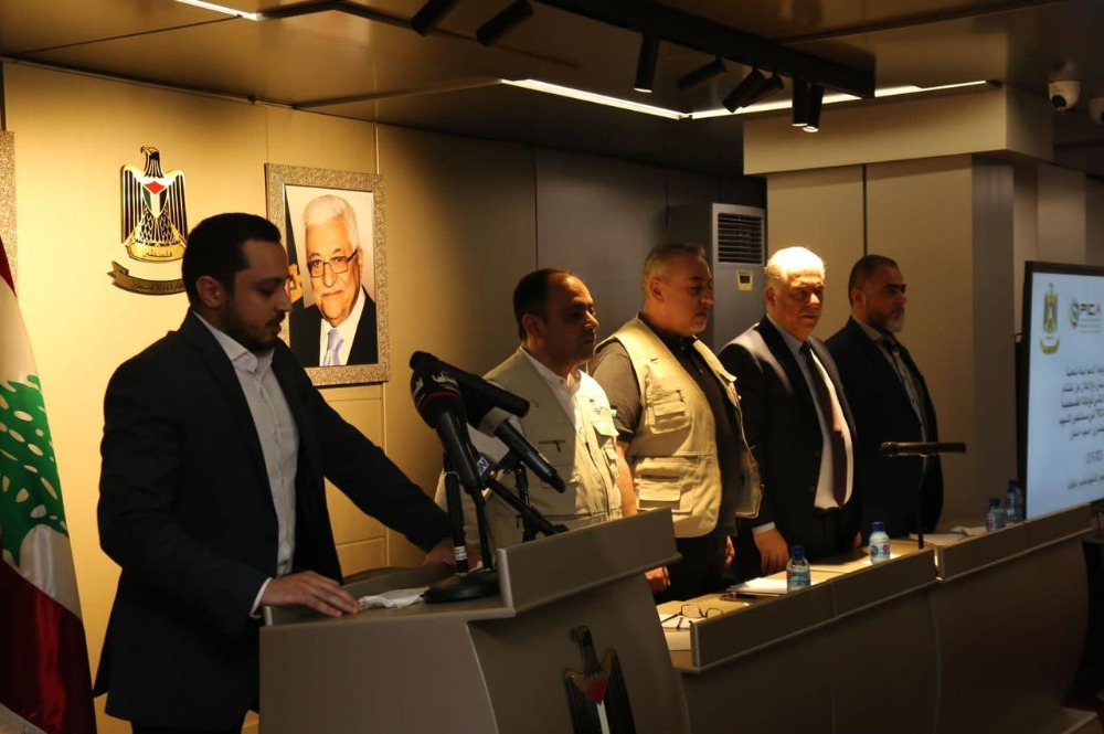 مؤتمر صحفي لإطلاق حملة "الوفاء" لدعم أبناء الشعب الفلسطيني