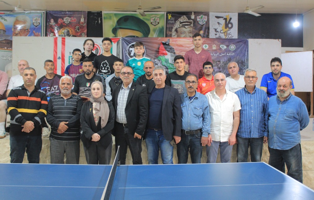 اللجنة الأولمبية الفلسطينية تحيي ذكرى النكبة في مخيم البداوي