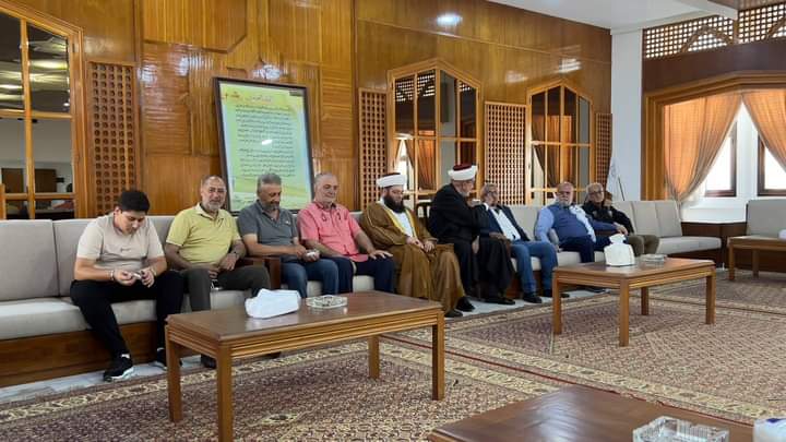 النائب أسامة سعد أدى صلاة عيد الأضحى في الجامع العمري الكبير