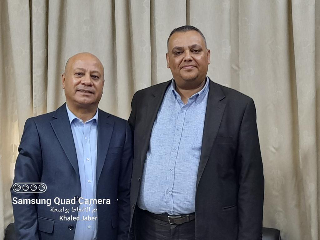 د. أبو هولي يبحث مع مدي عام هيئة اللاجئين الفلسطينيين العرب السورية أوضاع اللاجئين الفلسطينيين في المخيمات السورية
