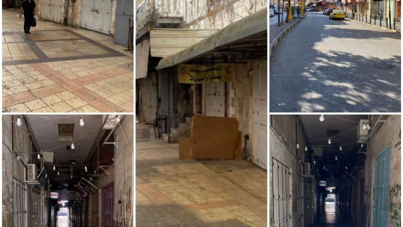 الإضراب الشامل يعم محافظات فلسطين تنديدا بعدوان الاحتلال على مدنية جنين ومخيمها