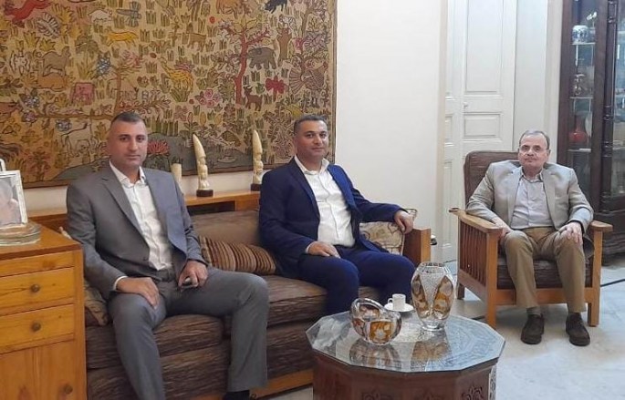 النائب البزري يستقبل العميد حرب والرائد الحاج شحادة