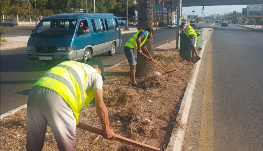 إطلاق مبادرة جديدة لتنظيف وتعشيب الوسطيات في شوارع صيدا