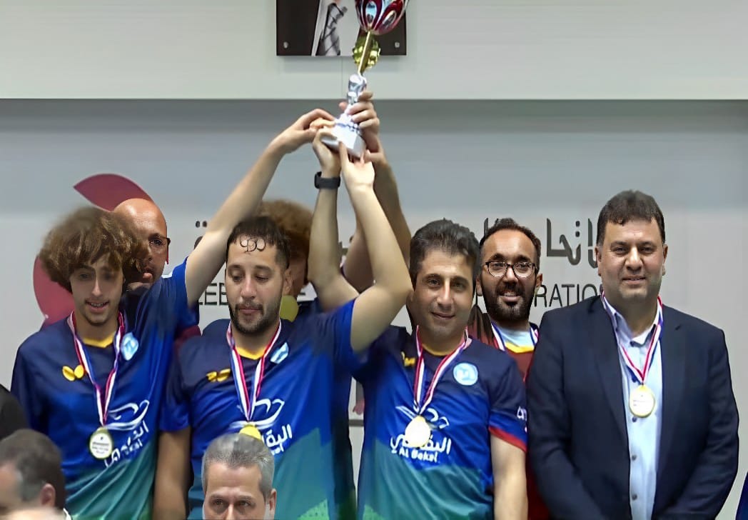 مدينة صيدا ممثلة بـ"نادي الأهلي" تستعيد كأس لبنان للأندية بكرة الطاولة بفوز مستحق على "الرياضي -غزير "