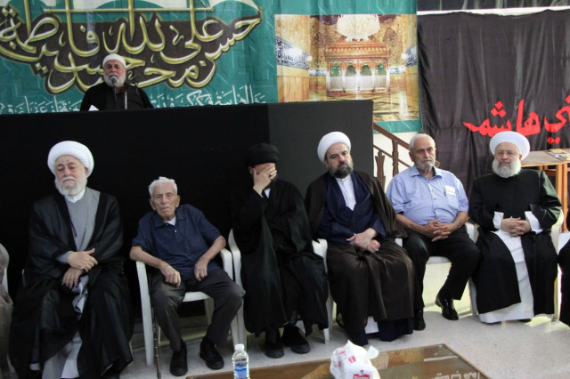 تشييع جثمان حرم المفتي عسيران بمأتم مهيب في حسينية صيدا
