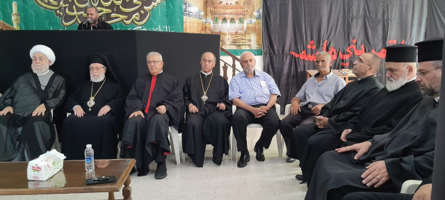 تشييع جثمان حرم المفتي عسيران بمأتم مهيب في حسينية صيدا