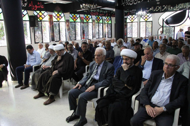 تشييع جثمان حرم المفتي عسيران بمأتم مهيب في حسينية صيدا