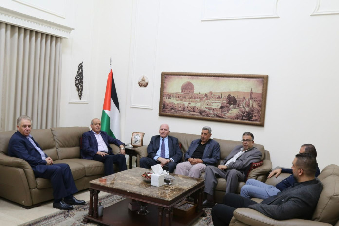 الأحمد يبحث مع نائب الامين العام للجبهة الشعبية مزهر تطورات الأوضاع في عين الحلوة
