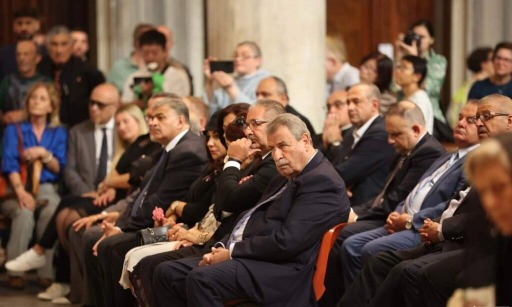 د. خوري يشارك في القداس الاول لبطريرك القدس للاتين بعد رسامته كاردينالا في روما