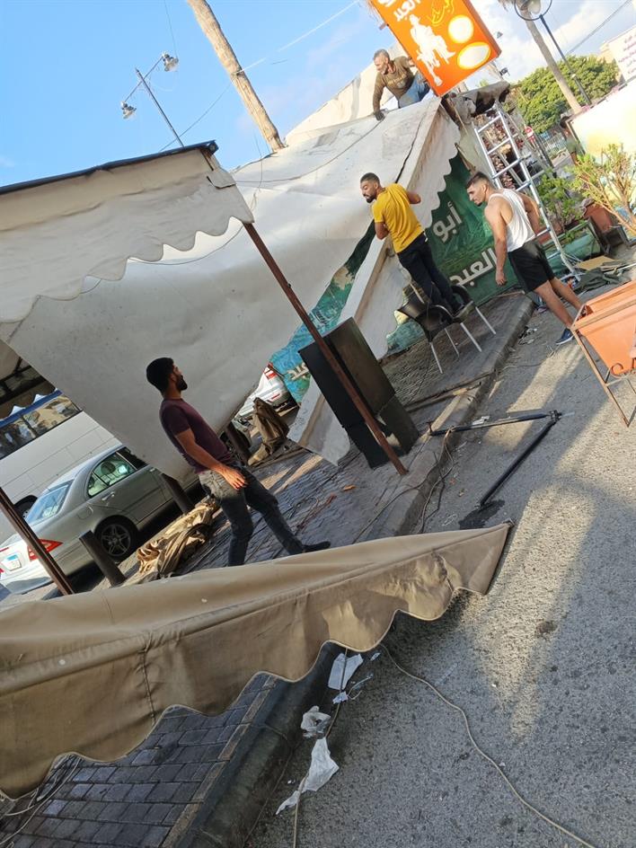 بلدية صيدا تطلق حملة جديدة لإزالة التعديات والمخالفات تشمل خيم كبيرة تستخدم كمقاهي ومطاعم