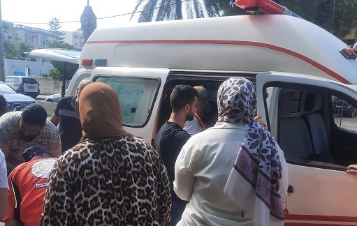 3 جرحى بحادث صدم قرب ساحة الشهداء في صيدا