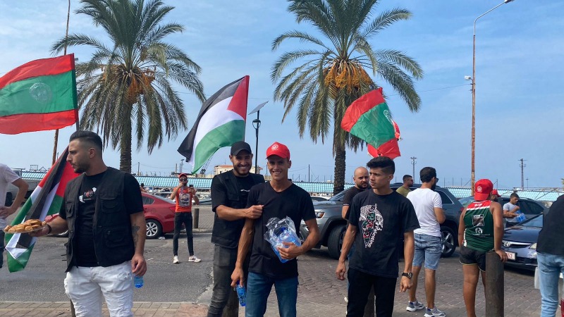 حواجز محبة لفرع صيدا القديمة في "التنظيم الشعبي الناصري" احتفالاً بأبطال فلسطين