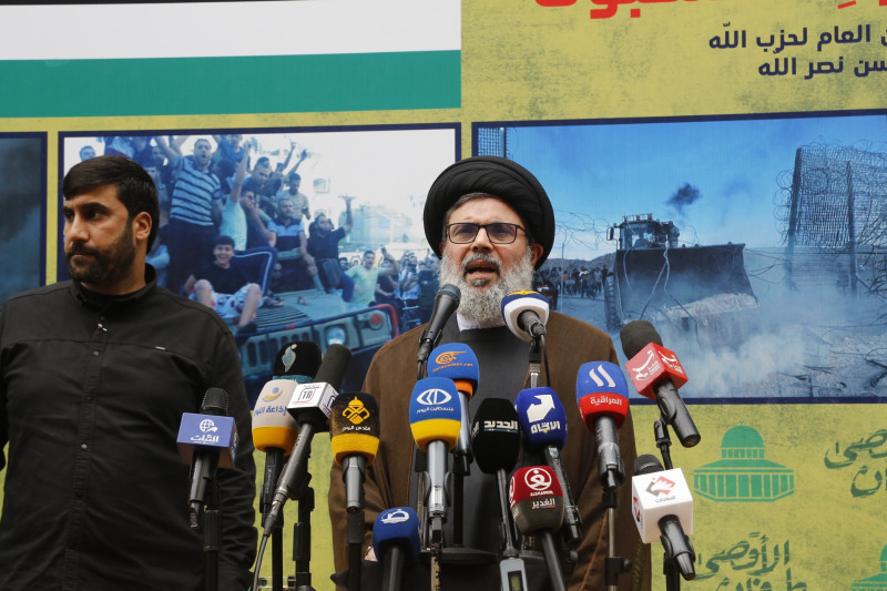 السيد صفي الدين للفصائل الفلسطينية: نحن لسنا على حياد وسلاحنا وصواريخنا معكم