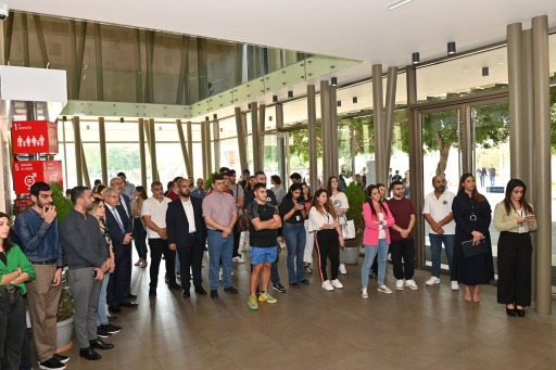كلية الهندسة في جامعة البلمند تفتتح جدار الإستدامة