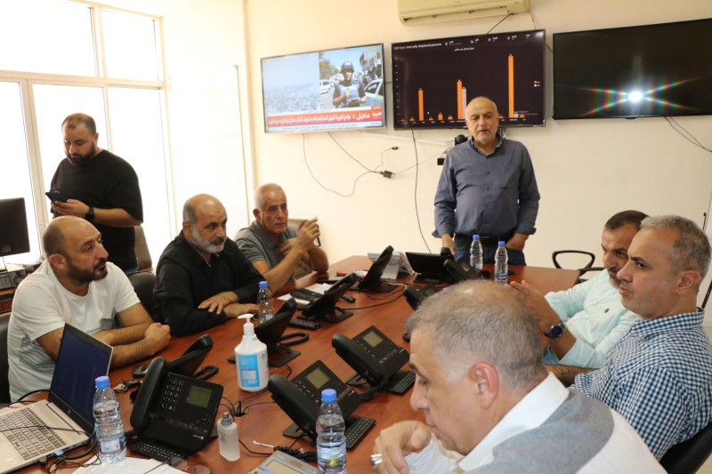 النائب بيضون جال على مراكز ايواء النازحين من القرى الحدودية في مدينة صور: "اننا عائدون ومنتصرون"
