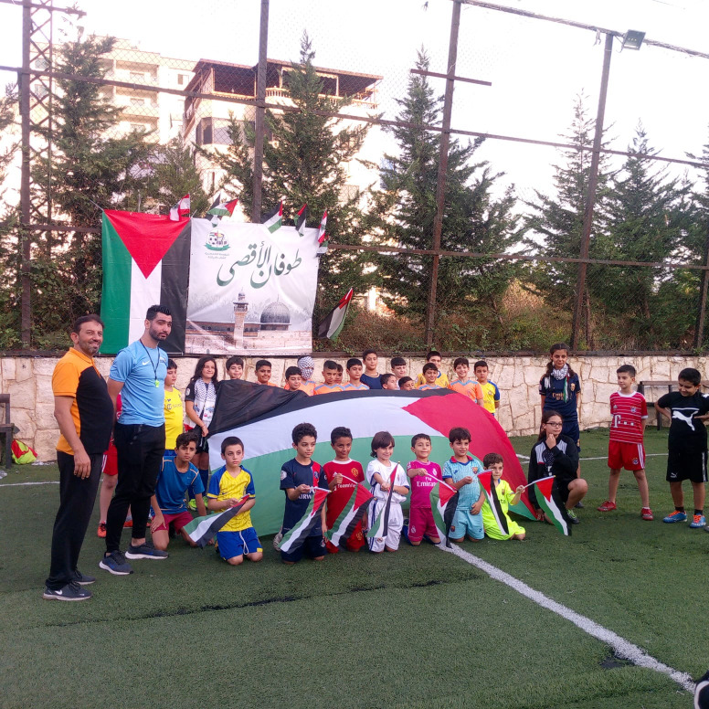 بالفيديو.. وقفة تضامنية مع غزة في "الغولدن بول - صيدا"
