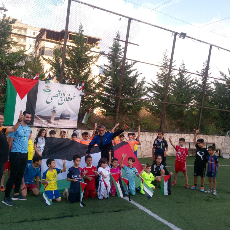 بالفيديو.. وقفة تضامنية مع غزة في "الغولدن بول - صيدا"