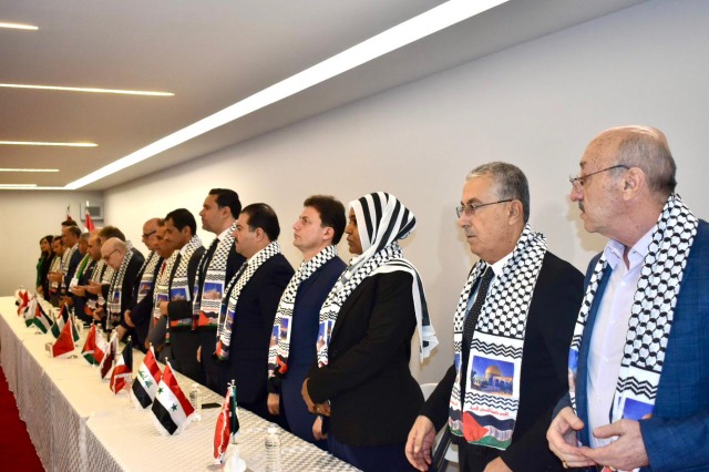 السفراء العرب في لبنان يتضامنون مع الشعب الفلسطيني بمواجهة العدوان الاسرائيلي