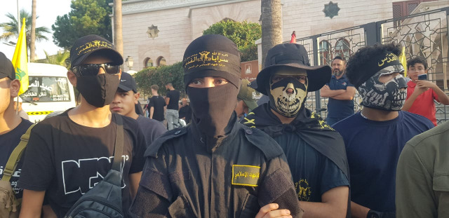 مسيرة ووقفة تضامنية لـ"الحزب" في صيدا تنديداً بمجازر الاحتلال ودعماً للمقاومة الفلسطينية