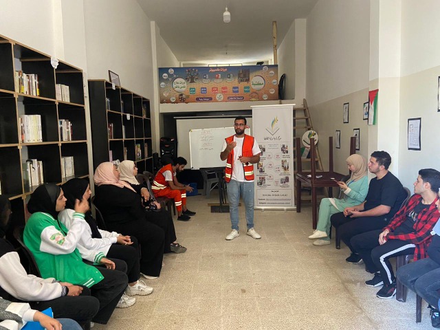 وحدة الاسعاف والطوارئ تبدأ بتدريبات الاسعافات الاولية بكافة مخيمات لبنان.