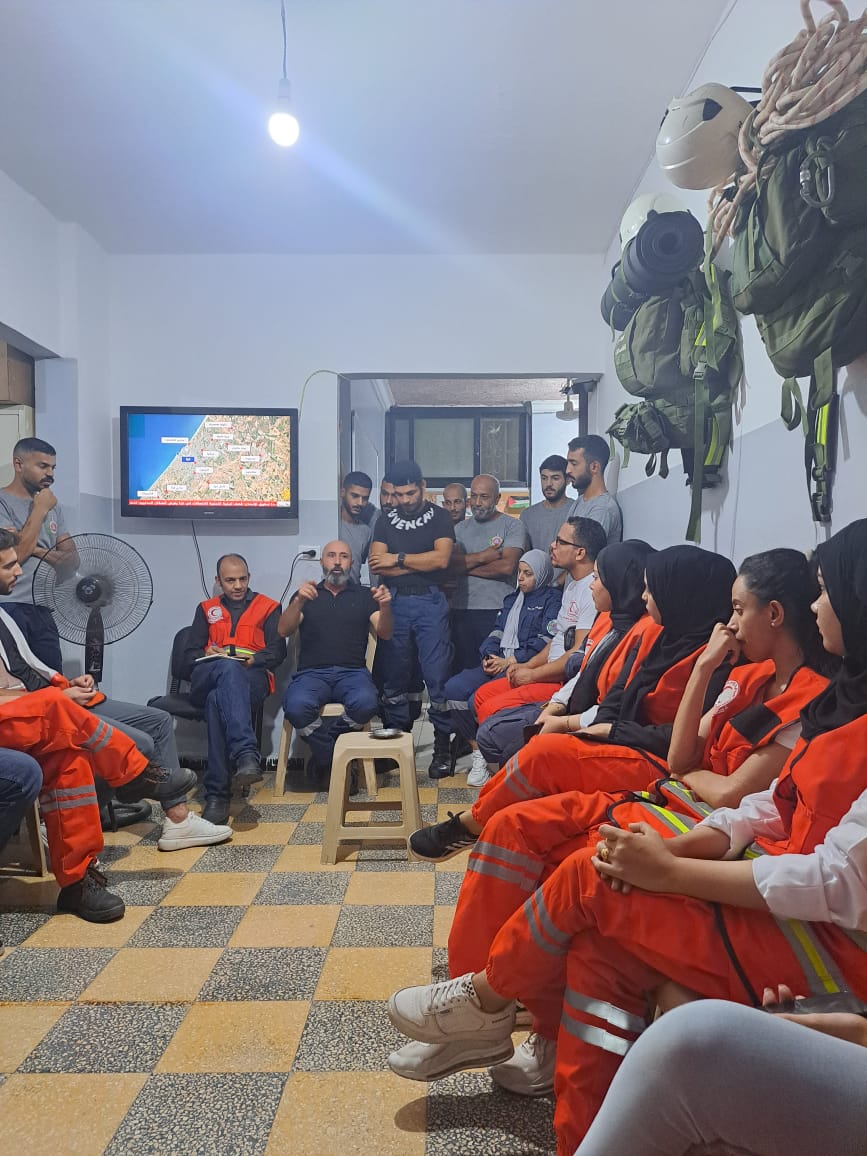 وحدة الاسعاف والطوارئ تبدأ بتدريبات الاسعافات الاولية بكافة مخيمات لبنان.